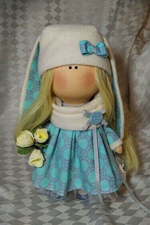 Работа Интерьерная кукла Зайка