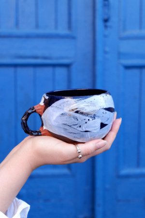 Робота Керамічна чашка для чаю, 450мл