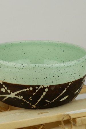 Робота Велика керамічна миска Ментол, 700мл