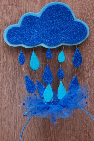 Работа Обруч ободок тучка (хмаринка) дождь капля капелька