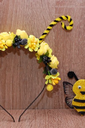 Работа Обруч ободок пчела пчелка (бджілка)