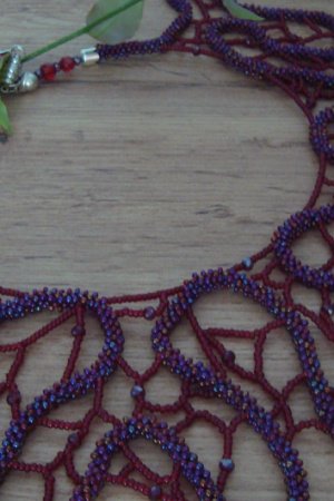 Робота Кольє "Павутинка"