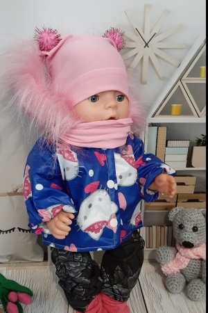 Работа Зимняя одежда Беби Борн. Набор .