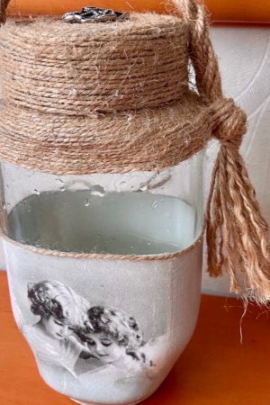 Работа баночка для хранения и освящения воды