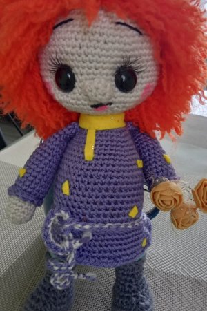 Работа Игрушка вязаная крючком домовой