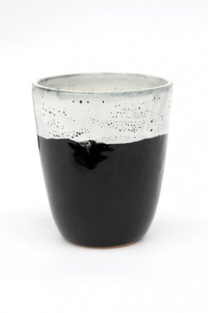 Работа Керамический черный стакан, 300 мл