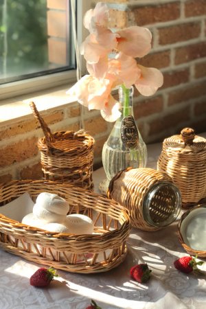 Работа Плетеный набор для кухни