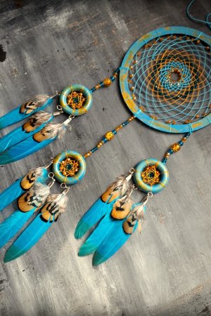 Работа Ловец снов Золото в небе