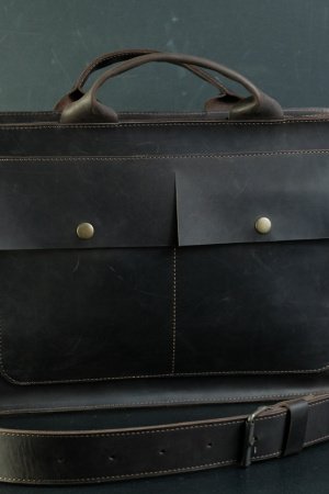 Робота Шкіряна чоловіча ділова сумка, чоловічий портфель