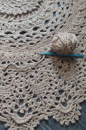 Робота Килим із джуту "травневе диво"