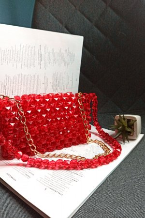 Робота Сумка с бусин, сумка з бісеру, 