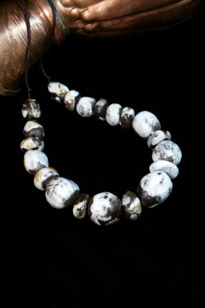 Работа Бусы Брауни из керамики моей ручной работы