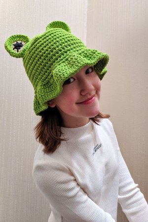 Робота Панама капелюшок жаба літня в'язана