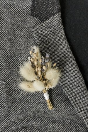 Работа Бутоньерки с сухоцветами, бутоньерки для гостей, свидетелей.