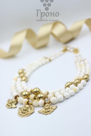 Робота Намисто з перламутру «Янгольський сміх»