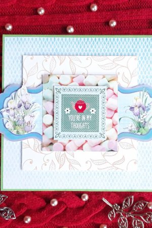 Работа Открытка "Ты в моих мыслях"