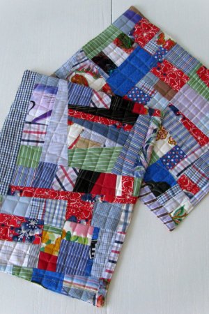 Работа Набор из 2х ланчматов пэчворк