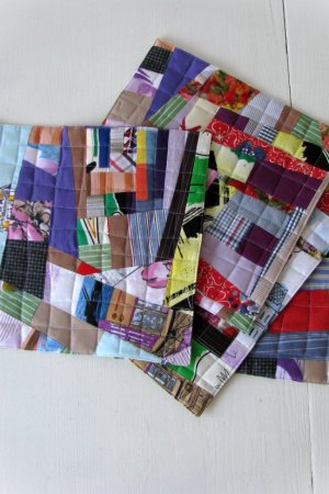 Робота Набір з 4х ланчматів печворк