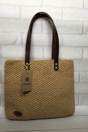 Робота Сумка із джутового шпагату