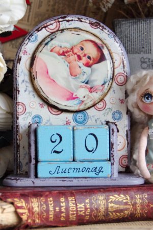 Работа вечный календарь с малышом