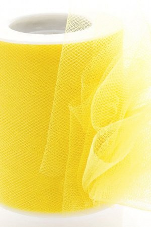 Робота Фатин у бобіні жовтий ширина 15см