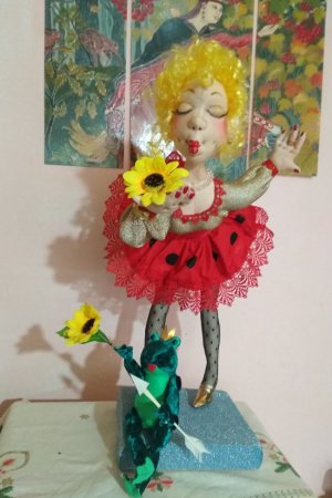 Работа Текстильная кукла - подарок сувенир