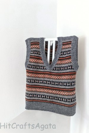 Робота Жилет з класичним орнаментом