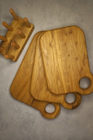 Робота Набір обробних кухонних дощечок із дуба