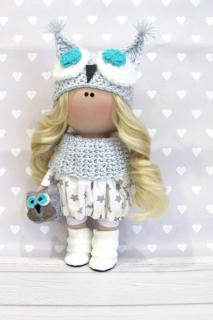 Работа Кукла текстильная  Совушка