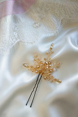 Работа Шпилька украшение в прическе невесты, выпускницы