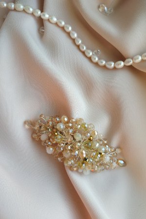 Работа Заколка автоматик для волос, подарок, украшение в прическу