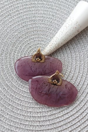 Работа Серьги ручной работы Маки