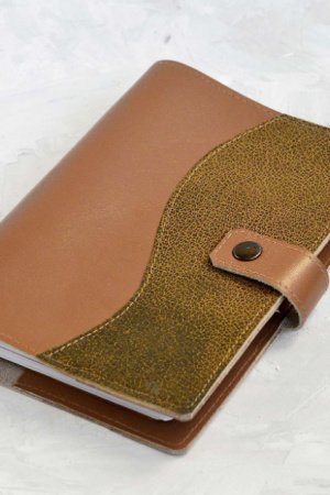 Работа Кожаный планер / блокнот. Модель "Classic", Мокко (Personal)