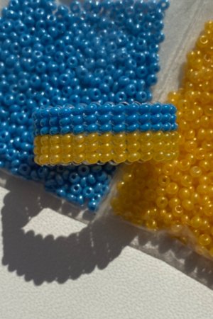 Робота Широка патріотична каблучка