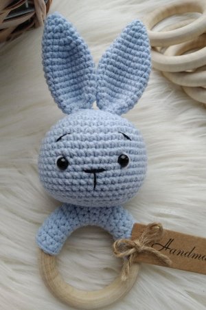 Работа Погремушка погремушка грызунец зайчик