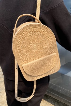 Робота Шкіряний рюкзак, ранець, шкіряний наплічник