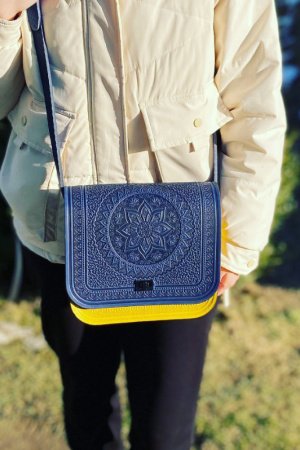 Робота Шкіряна сумка, жіноча шкіряна сумка,ручна робота