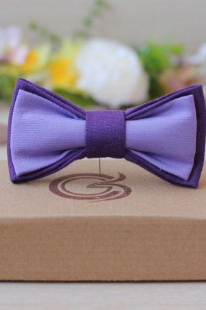 Работа Галстук-бабочка фиалковая Duetto