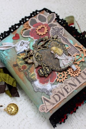 Робота Блокнот ручної роботи Аліса в країні чудес