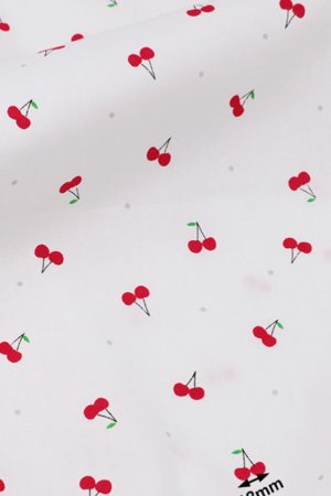 Работа Ткань хлопок для рукоделия Вишенки