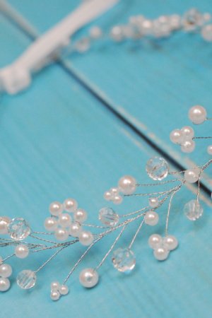 Робота Вінок віночок з перлинами 