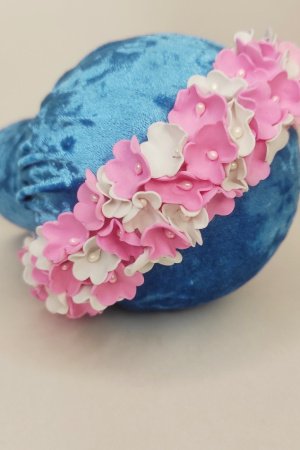 Работа Повязка розовая